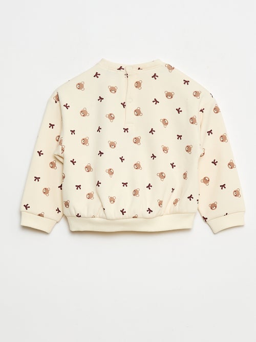 Maglione in pile con motivo - Kiabi