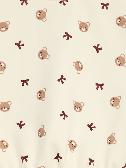 Maglione in pile con motivo - Kiabi