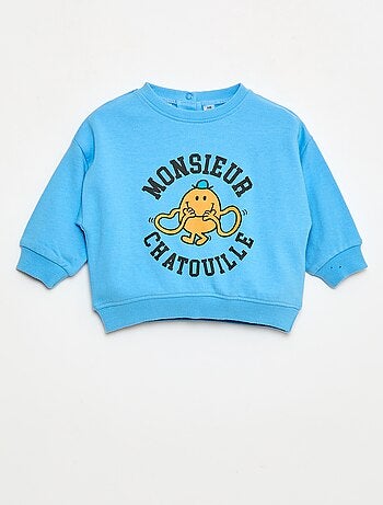 Maglione in pile girocollo 'Monsieur Madame' in cotone