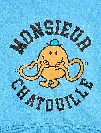 Maglione in pile girocollo 'Monsieur Madame' in cotone