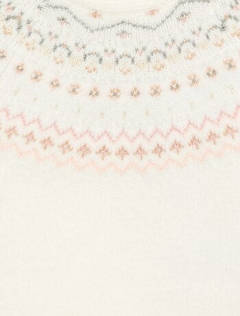 Maglione jacquard natalizio in maglia grossa