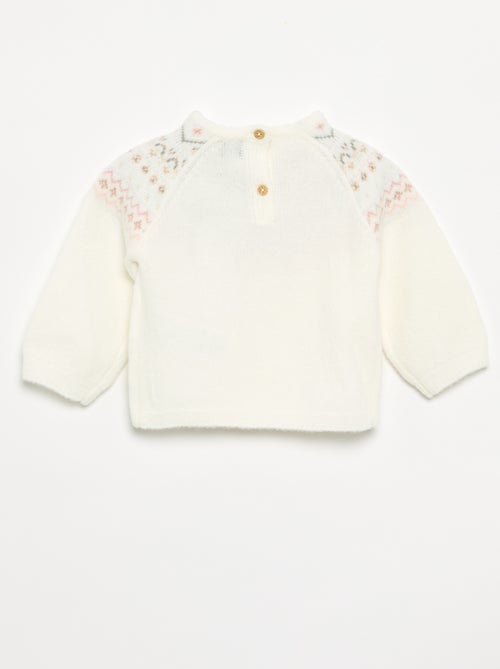 Maglione jacquard a maglia grossa - Kiabi