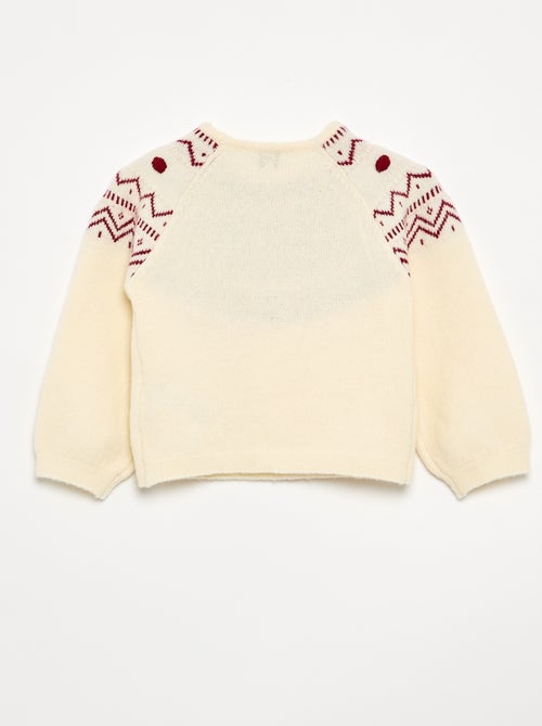 Maglione jacquard a maglia grossa - Kiabi
