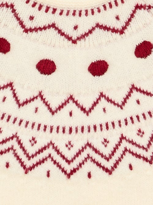Maglione jacquard a maglia grossa - Kiabi