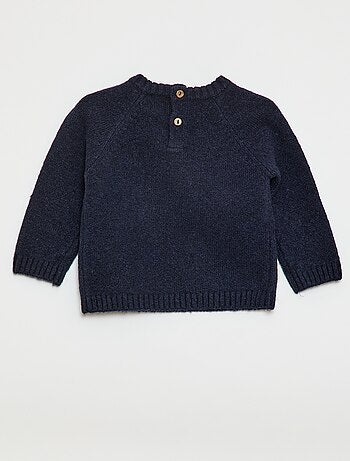 Maglione jacquard a righe