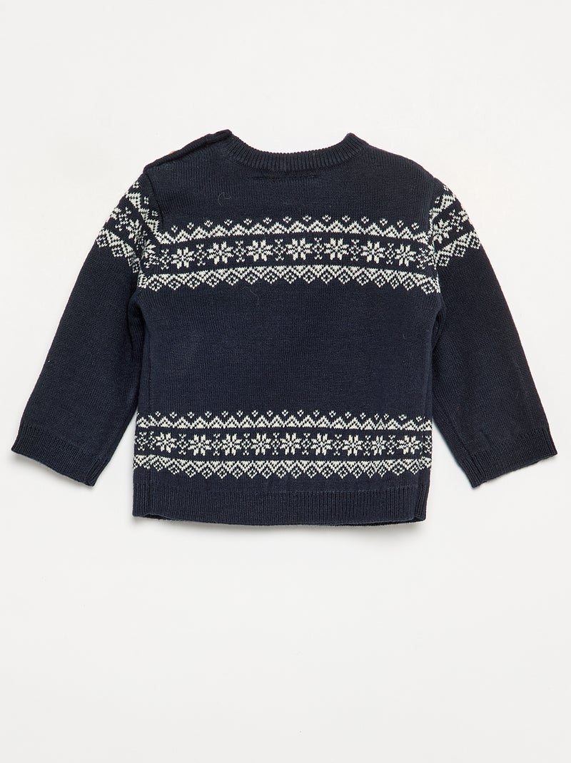Maglione jacquard 'Disney' 'Stitch' Blu - Kiabi
