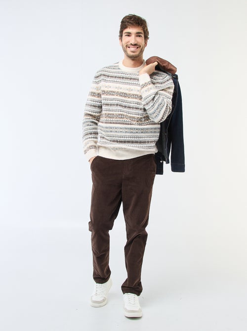 Maglione jacquard spesso - Kiabi Maglione jacquard spesso - Kiabi