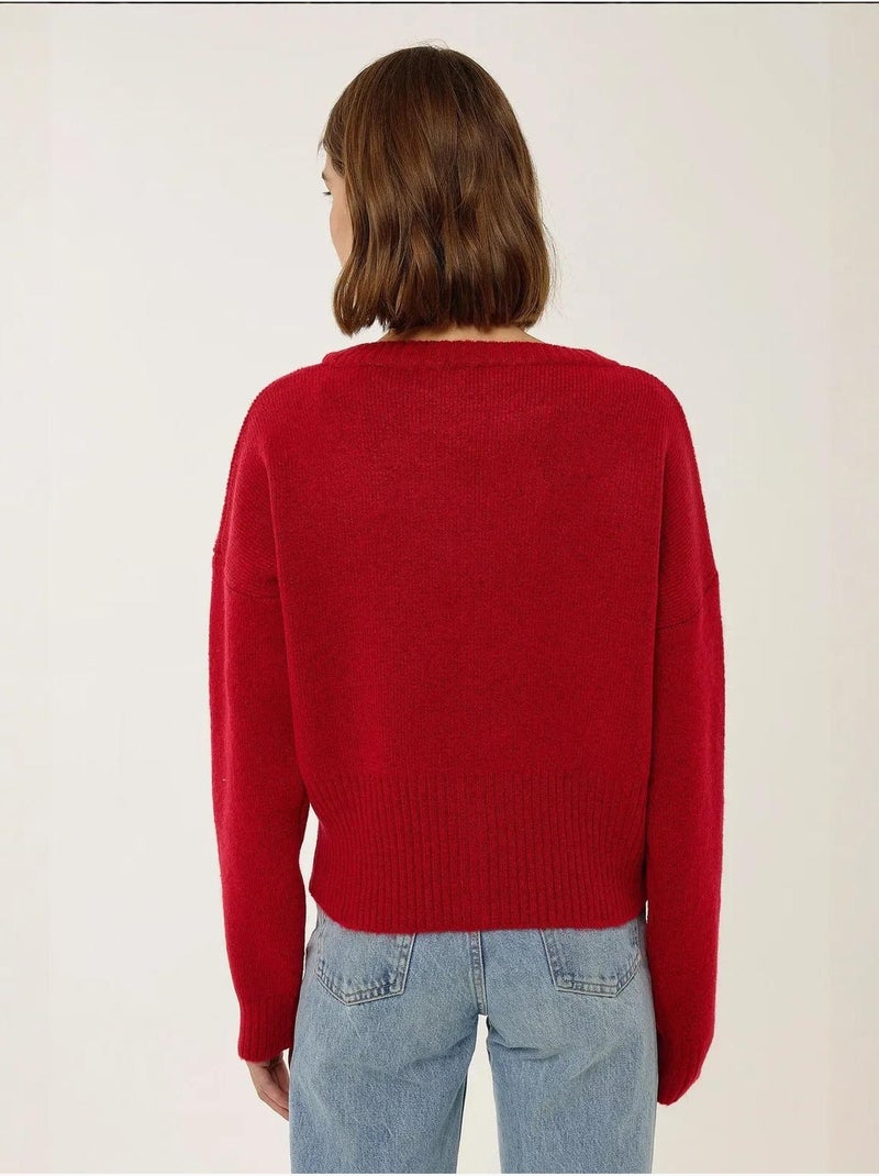 Maglione jessica hiccup Rosso - Kiabi