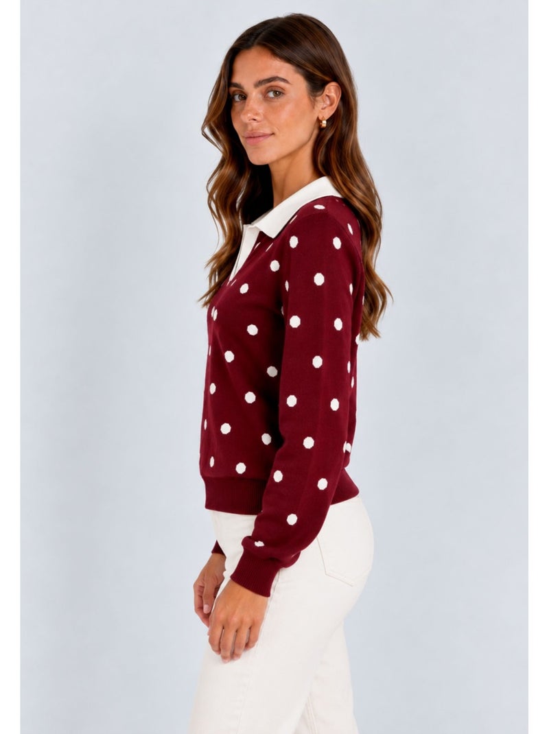 Maglione kebello Bordeaux - Kiabi