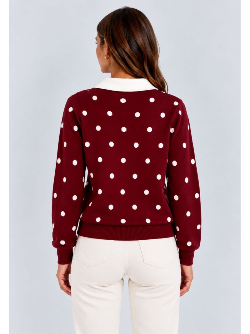 Maglione kebello Bordeaux - Kiabi