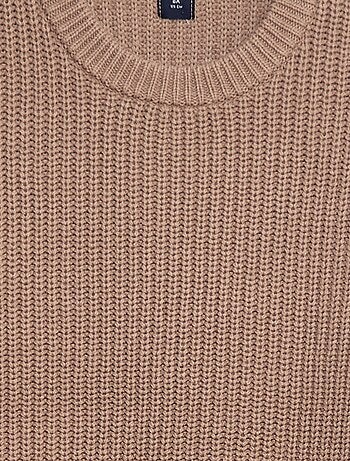 Maglione in maglia con motivo color block