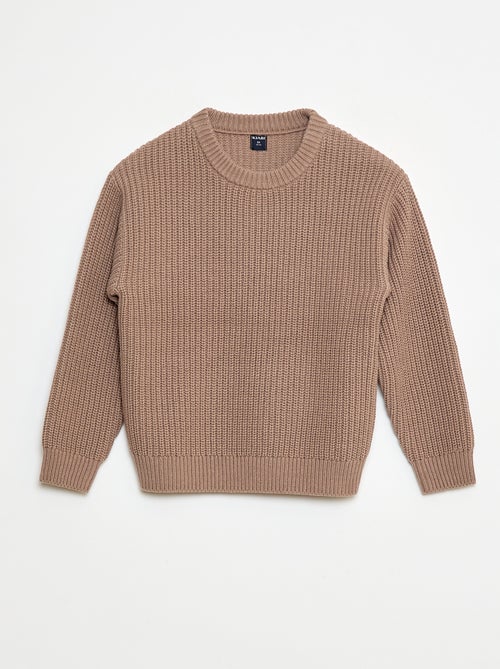 Maglione lavorato a maglia color block - Kiabi