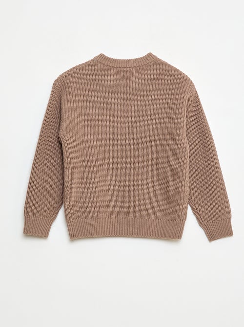 Maglione lavorato a maglia color block - Kiabi