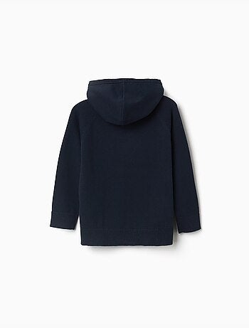 Maglione lavorato a maglia con cappuccio B&S