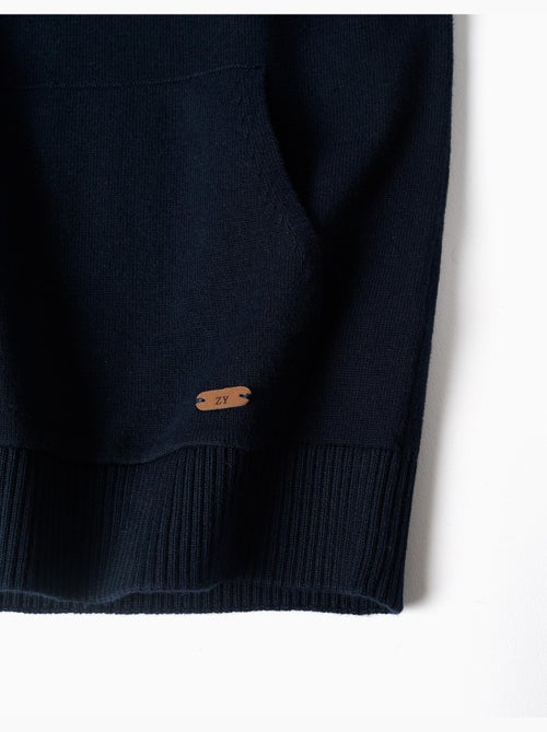 Maglione lavorato a maglia con cappuccio B&S - Kiabi