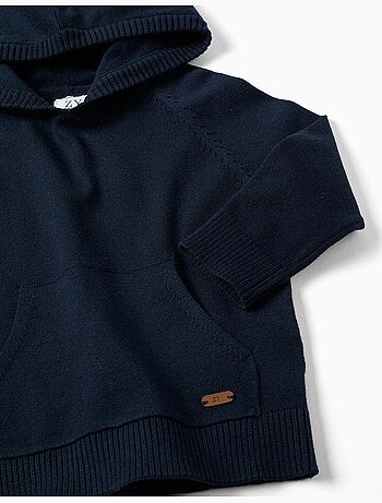 Maglione lavorato a maglia con cappuccio B&S
