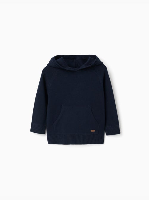 Maglione lavorato a maglia con cappuccio B&S - Kiabi