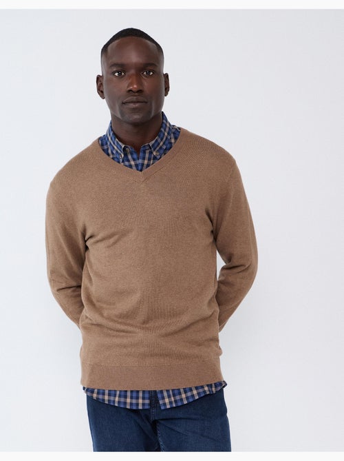 Maglione lavorato a maglia con cashmere, mo fashion - Kiabi Maglione lavorato a maglia con cashmere, mo fashion - Kiabi