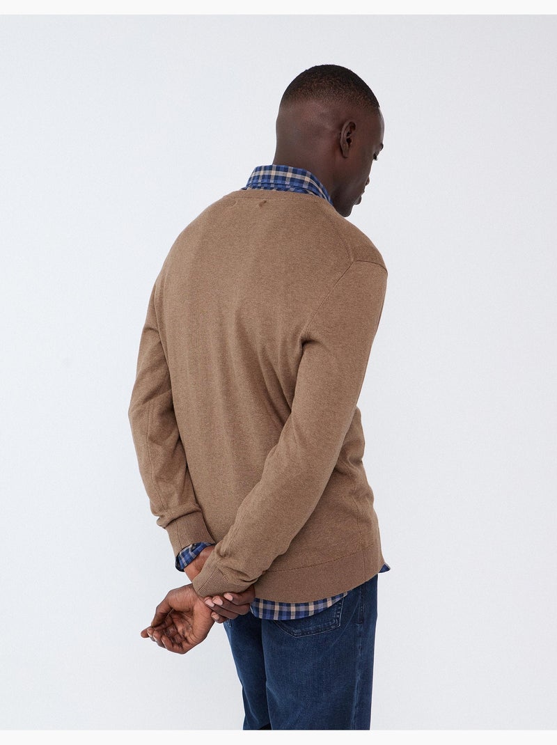 Maglione lavorato a maglia con cashmere, mo fashion Beige - Kiabi
