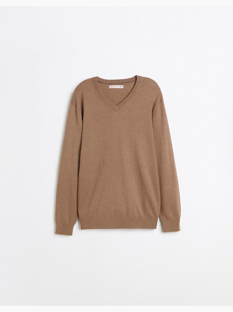 Maglione lavorato a maglia con cashmere, mo fashion Beige - Kiabi