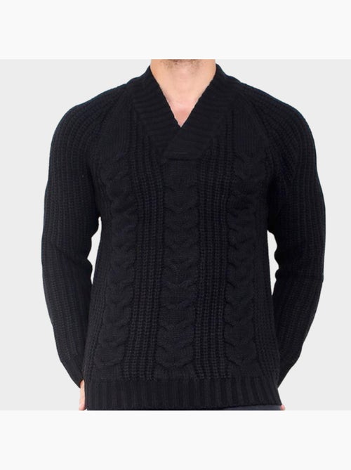 Maglione lavorato a maglia con collo alto - Kiabi