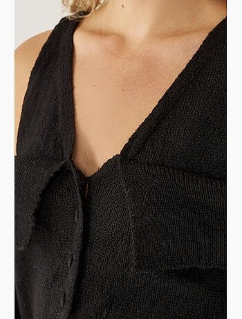Maglione lavorato a maglia con ritaglio