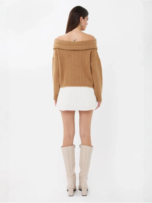Maglione lavorato a maglia con spalle scoperte - Kiabi Maglione lavorato a maglia con spalle scoperte - Kiabi