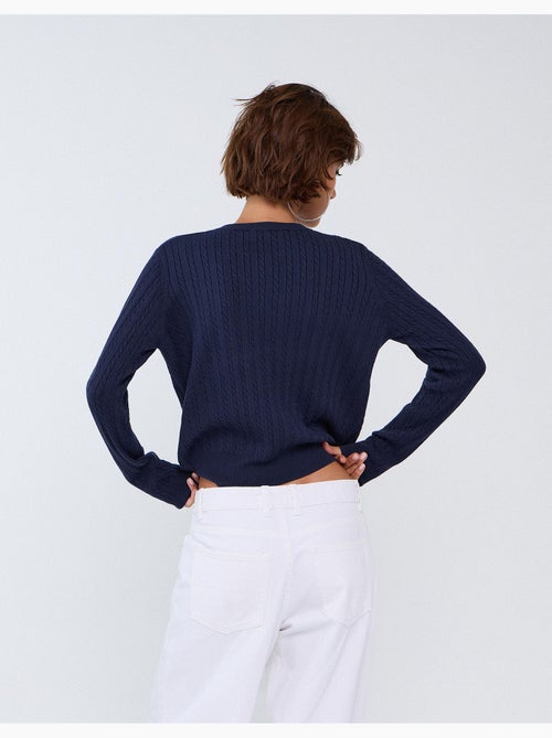 Maglione lavorato a maglia con viscosa, mo fashion - Kiabi Maglione lavorato a maglia con viscosa, mo fashion - Kiabi