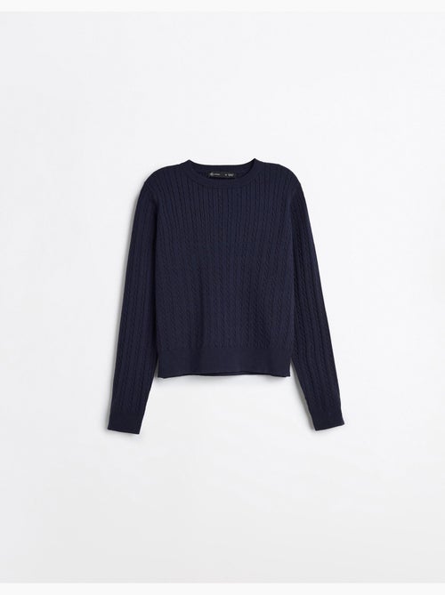 Maglione lavorato a maglia con viscosa, mo fashion - Kiabi Maglione lavorato a maglia con viscosa, mo fashion - Kiabi