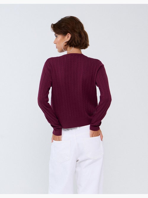 Maglione lavorato a maglia con viscosa, mo fashion - Kiabi Maglione lavorato a maglia con viscosa, mo fashion - Kiabi