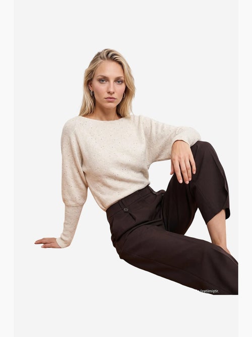 Maglione lavorato a maglia donna dilvin - Kiabi Maglione lavorato a maglia donna dilvin - Kiabi