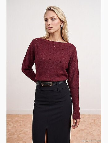 Maglione lavorato a maglia donna dilvin