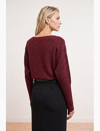 Maglione lavorato a maglia donna dilvin