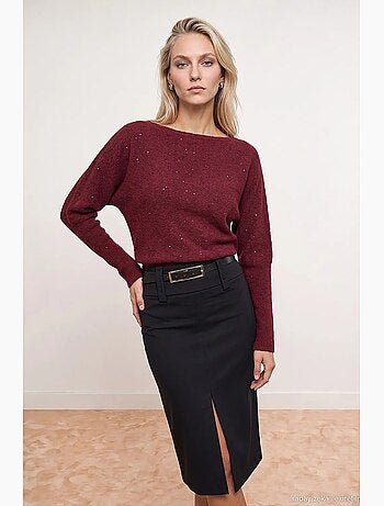 Maglione lavorato a maglia donna dilvin