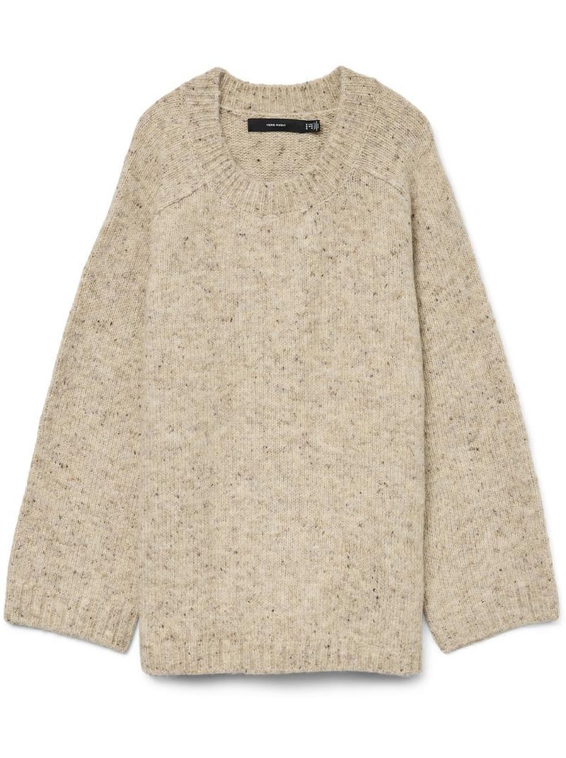 Maglione lavorato a maglia Donna Vero Moda Curve Cingrid Beige - Kiabi