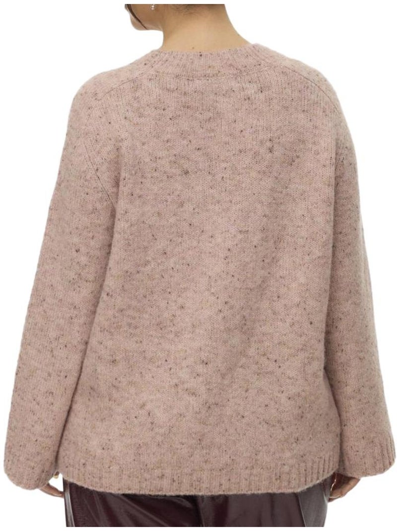 Maglione lavorato a maglia Donna Vero Moda Curve Cingrid Rosa - Kiabi