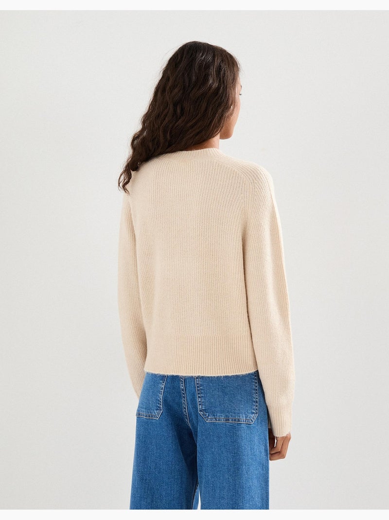Maglione lavorato a maglia, MO Fashion Beige - Kiabi