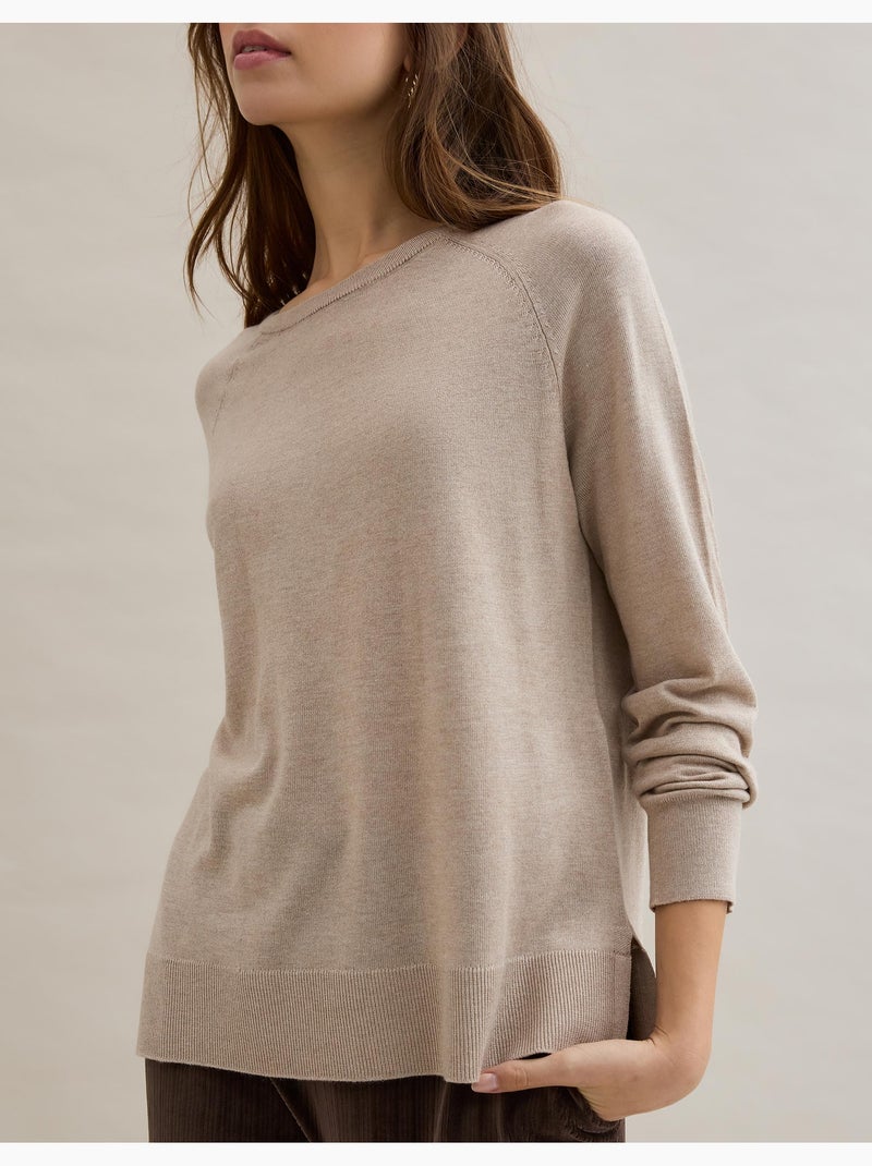 Maglione lavorato a maglia, MO Fashion Beige - Kiabi