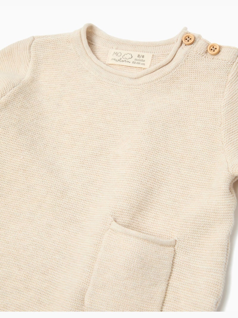 Maglione lavorato a maglia, MO Fashion Beige - Kiabi