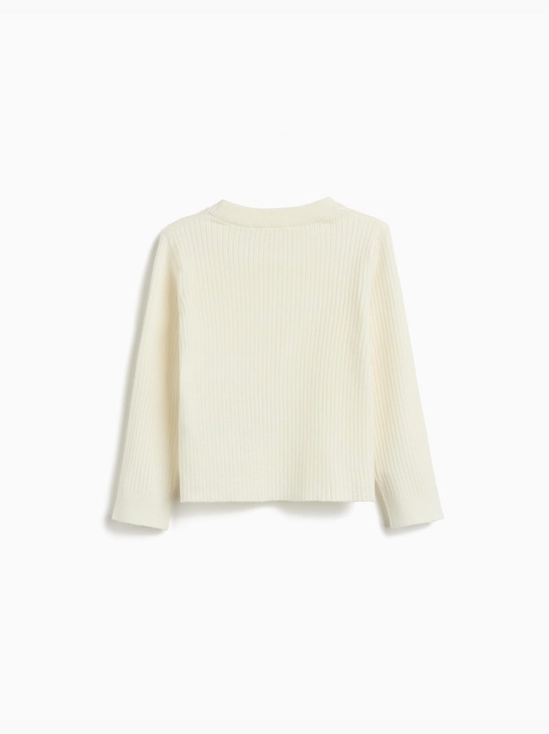 Maglione lavorato a maglia, MO Fashion Bianco - Kiabi