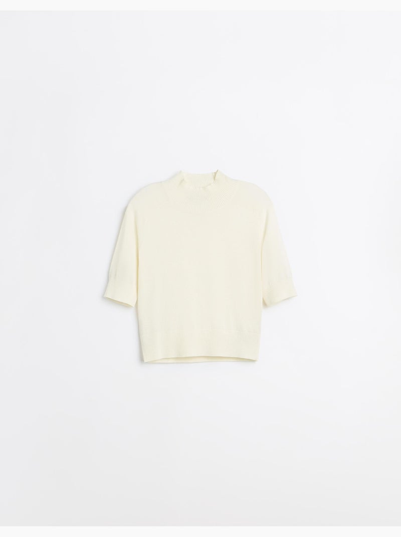 Maglione lavorato a maglia, mo fashion Bianco - Kiabi