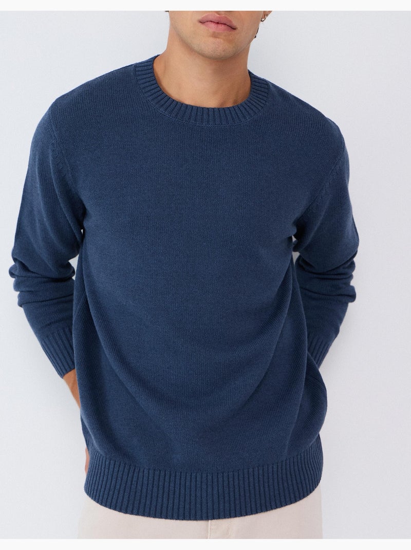 Maglione lavorato a maglia, mo fashion Blu - Kiabi