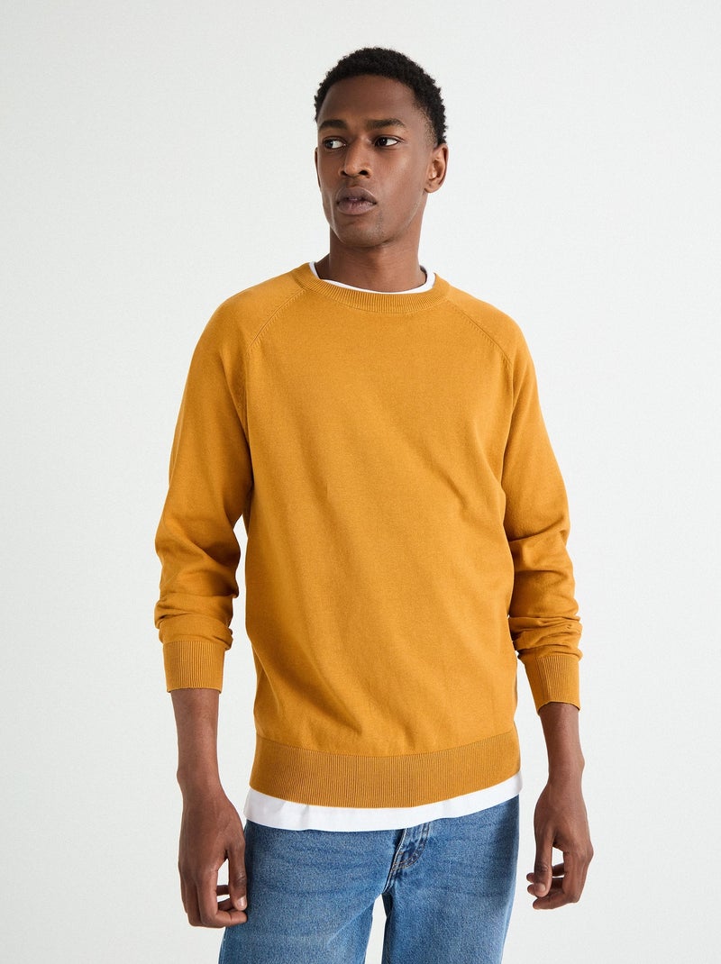 Maglione lavorato a maglia, MO Fashion Giallo - Kiabi