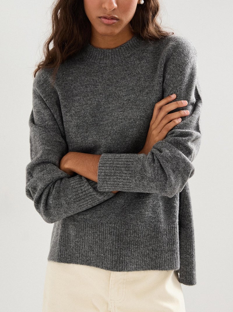Maglione lavorato a maglia, MO Fashion Grigio - Kiabi
