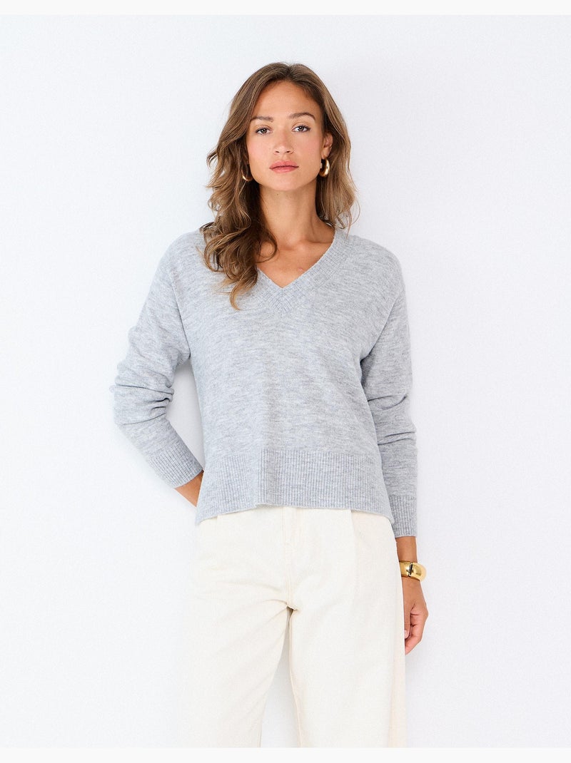 Maglione lavorato a maglia, mo fashion Grigio - Kiabi
