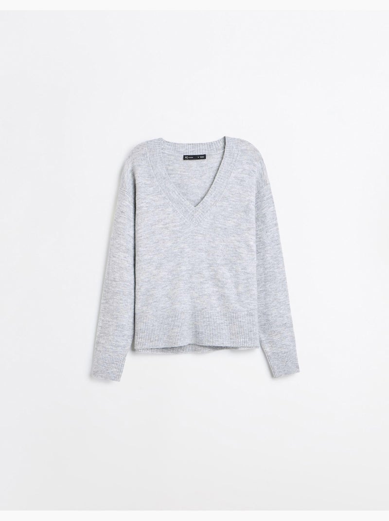 Maglione lavorato a maglia, mo fashion Grigio - Kiabi