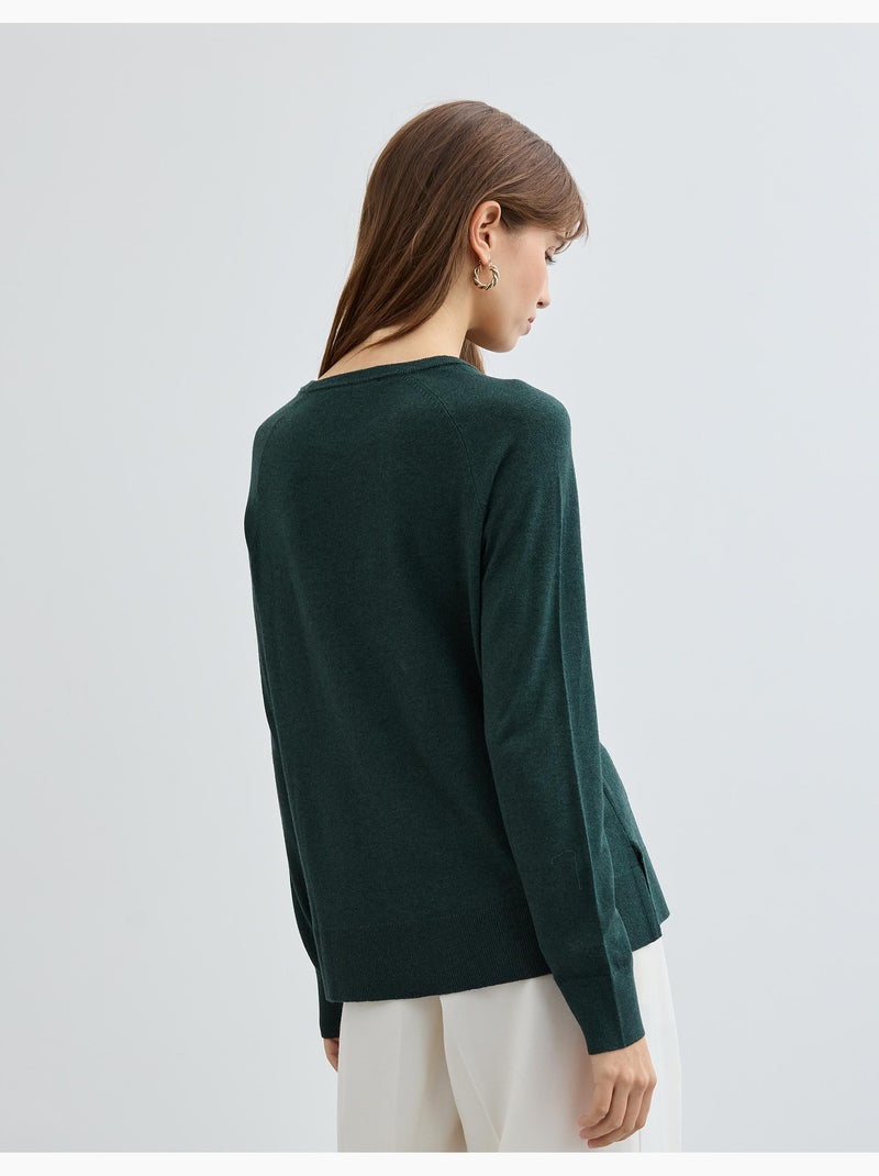 Maglione lavorato a maglia, MO Fashion Verde - Kiabi
