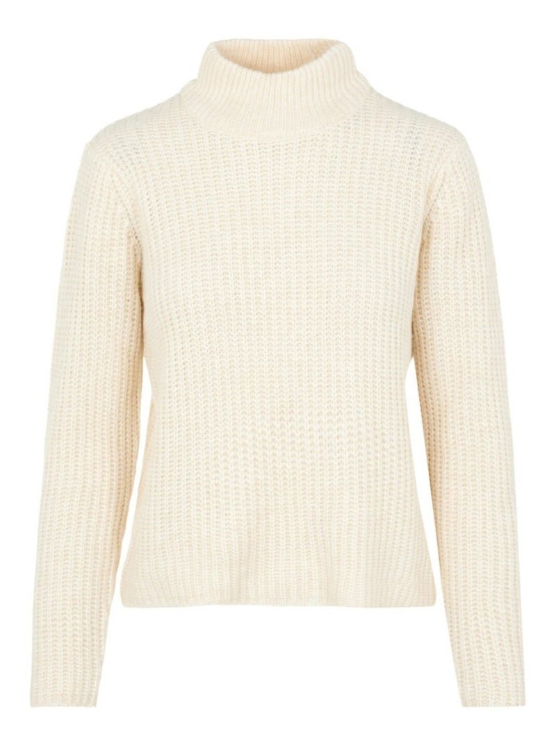 Maglione lavorato a maglia Pieces Bianco - Kiabi