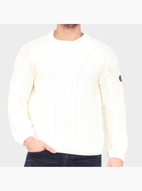 Maglione lavorato a trecce - Kiabi