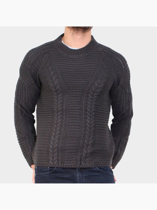 Maglione lavorato a trecce - Kiabi